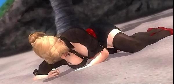  girls  Dead or Alive 5 Ultimate Sexy Ecchi Rachel Mini Skirt